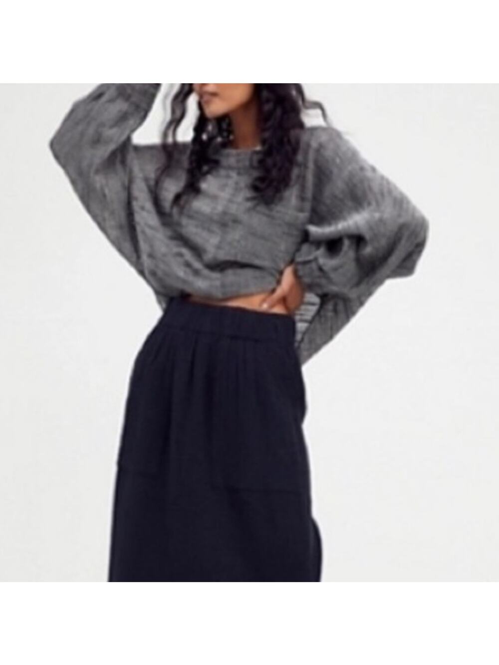 Free people easy weekend too boxy oversized sz L
